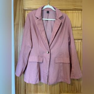 Pink Linen Women’s Suit (pants/blazer)